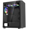 Počítačová skrinka mid-tower, sklo, 3×120 mm argb, gpu do 320 mm
