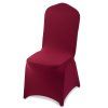Poťahy na stoličky 50ks bordové polyester-spandex 20.08×17.72×37.4 inch