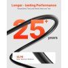 Predlžovací kábel pre solárne panely 6mm²/10AWG set 2×30.48m vodotesné