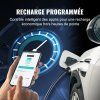Prenosná nabíjačka pre ev typ 2, 16A 3.7 kW, 8.6m kábel, IP66