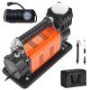 Prenosný 12V kompresor 7.06CFM 150PSI hadica 26FT s manometrom