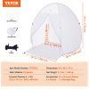 Prenosný striekací stan s pop-up konštrukciou 152.4×152.4×177.8 cm
