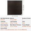 Slatwall panely na stenu 24"×48" (4 ft×2 ft) čierne, sada 2 ks