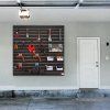 Slatwall panely na stenu 24"×48" (4 ft×2 ft) čierne, sada 2 ks
