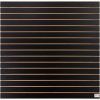 Slatwall panely na stenu 24"×48" (4 ft×2 ft) čierne, sada 2 ks