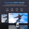 ETOE Starfish Plus Projector, Built-in Google TV, 140° Rotation, Native 1080p, 300 ANSI, 4K Decoding, WideVine L1, Touch Night Light, Automatic Keystone Correction & Auto Focus