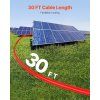 Solárny predlžovací kábel 6mm²/10AWG 9.14m/30FT ×2 vodotesné konektory