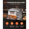 Stolná elektrická pec na pizzu, priemer 35,6 cm, do interiéru