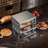 Stolná elektrická pec na pizzu, priemer 35,6 cm, do interiéru