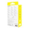 145239 7 rychlonabijaci kabel 3v1 baseus free2draw usb c na usb c lightning micro 100w 1 1 m biely