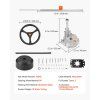 Sada rotačného riadenia 12 quick connect s volantom 33 cm pre lode