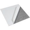 Samolepiace kobercové dlaždice 24”×24”, 9 ks, svetlosivé, polstrované