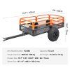 Sklápací príves za atv, 680 kg, 0,43 m³, odnímateľné bočnice