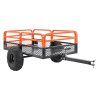 Sklápací príves za atv, 680 kg, 0,43 m³, odnímateľné bočnice