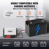 Solárny mppt regulátor nabíjania 50A, 12/24V, Bluetooth pre agm, lítium