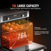Vstavaná elektrická rúra 24" 2.68 Cu.Ft 3550W 9 programov 200°C/5min