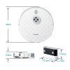 Tesvor S8 Pro 2 in 1 Robot Vacuum Cleaner with Wiping Function, 6000Pa Suction, LiDAR Navigation, 240min Running Time, APP/Alexa Control
