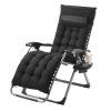 Polohovacia stolička zero gravity 66 cm, interiér a exteriér