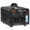 Transformátor napätia 1500 VA 110V↔220V so zásuvkami US, EU a ističom