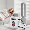 Transformátor na zníženie napätia 3000VA 220V na 110V, 2× US, USB, LCD