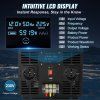 Menič čistý sínus 5000 W 12 V→230 V s lcd a usb pre auto, karavan