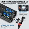 Menič čistý sínus 5000 W 12 V→230 V s lcd a usb pre auto, karavan