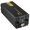 Menič čistý sínus 5000 W 12 V→230 V s lcd a usb pre auto, karavan