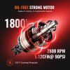 Vzduchový kompresor 35.2 l 1800 w 5.12 cfm@90 psi 70 db bezolejový
