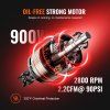 Vzduchový kompresor 7,9 l 900 W 2,2 CFM@90 PSI 70 dB bezolejový