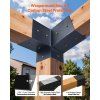 Sada pergolových 3-cestných konzol 4×4 inch pre trámy 92×92 mm, 2 ks