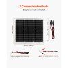 Solárna nabíjačka akumulátora 50W 12V mppt mono panel ip65 pre auto