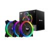163616 sada pocitacovych ventilatorov darkflash dr12 pro argb 3v1 120x120 cierna