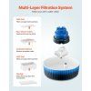 Porcelánová fontána pre mačky/psy 2,1 l tichá pumpa 360° pitie filter