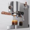 HiBREW H13 Semi-automatic Coffee Machine, Touchscreen, 20 Bar Pressure, Multi-function Brewing Modes, Adjustable Drip Tray - Silver