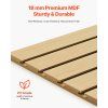 Lamelový panel mdf 4×4ft, modulový, nastaviteľný, na vystavenie