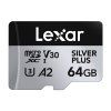230819 1 karta pamate lexar high performance silver plus microsdxc 64gb adapter