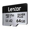 230819 3 karta pamate lexar high performance silver plus microsdxc 64gb adapter