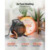 Elektrický ohrievač do skleníka 2000W ptc s ventilátorom, 15°