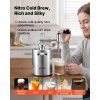Nitro dávkovač na cold brew kávu 2L, prenosný s tlakovým ventilom