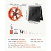 Štítový solárny odťahový ventilátor do podkrovia 30.5 cm 900 CFM
