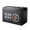 Batéria LiFePO4 24V 50Ah 1280Wh 50A BMS Bluetooth, nízkoteplotná
