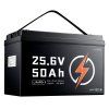 Batéria LiFePO4 24V 50Ah 1280Wh 50A BMS Bluetooth, nízkoteplotná