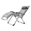 Relaxačné kreslo zero gravity 26 inch s vankúšom, nosnosť 500 lbs