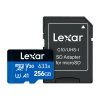 230816 pamatova karta lexar high performance 633x microsdxc 256 gb adapter sd