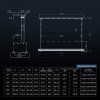 120 inch Motorized Floor Rising ALR Projection Screen for Ultra Short Throw Projector