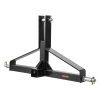 3-Bodový ťažný adaptér s 2 in prijímačom, 3pt, kat. 1, 3000lbs
