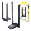 155963 8 adapter wifi baseus fastjoy 1800mbps cierny