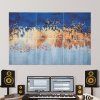 Akustické absorpčné panely sada 6 ks samolepiace, 70.87×47.24×0.4 inch