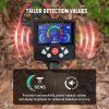 KAIWEETS EXPLORER X II Metal Detector, 4 Detection Modes, LCD Screen, Adjustable Long Stem, IP68 Waterproof Coil