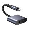 143010 3 audio adapter ugreen us211 lightning na audio adapter mini jack 3 5 mm 0 1 m cierny